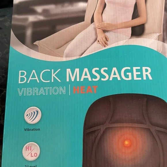 Health Touch Back Massager with Soothing Heat and Vibration new in box - Picture 3 of 7